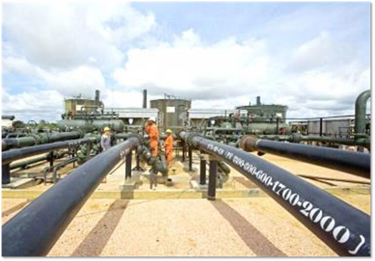 Gas compression and treatment plant, Congo